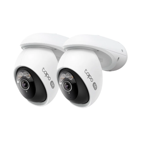 4K 8MP Outdoor Pan/Tilt Wired Camera | Tapo C560WS(2-Pack)