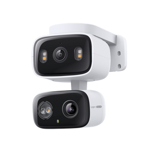 2K 3MP Indoor/Outdoor Pan/Tilt Wired Duo-Lens Camera | Tapo C246D