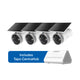 4K 8MP Outdoor Solar Camera | Tapo C465(4-Pack) + Tapo H500